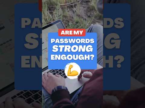 Are my passwords strong enough? #password #privacy