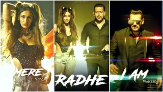 Radhe Title Track Fullscreen Whatsapp Status | Radhe Song Status | Salman | Disha | Attitude Status