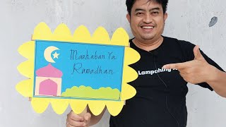 Sambut Bulan Puasa | Cara Membuat Poster Pawai Ramadhan Sederhana