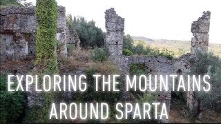 Exploring ghost town and ruins | Mystras, Taygetos Mountains