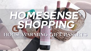 HOMESENSE SHOPPING \u0026 HAUL | HOUSEWARMING GIFT BASKETS