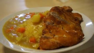 大锅小锅|日式咖喱炸猪排饭Fried Pork steak with Japanese curry