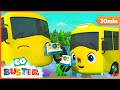 Buster & the Butterfly! | Go Buster | Funny Cartoons & Songs for Kids | Moonbug Kids