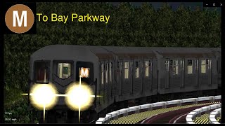 OpenBVE (M) Metropolitan Avenue To Bay Parkway (R42)