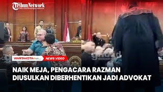 Pengacara Razman yang Injak Meja Ditendang dari Organisasi Advokat