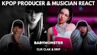 Musicians react & analyze ♡ BABYMONSTER - CLIK CLAK & DRIP