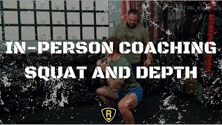 In-Person Coaching: Squat and Depth