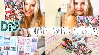 DIY: Tumblr Inspired Notebooks For School! | Aspyn Ovard