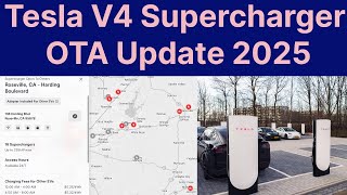 Tesla V4 Supercharger OTA Update 2025, Software Release