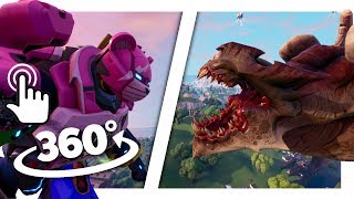 MONSTER vs MECH in VR! (Different Angles) | 360° Experience