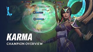 Karma Champion Overview | Gameplay - League of Legends: Wild Rift