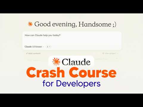 New Claude 3 5 Crash Course Ai Developer Accelerator