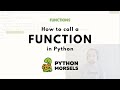 Calling a function in Python