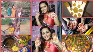 Sunday Special Vlog||A day in my Mom's House||Ashadam Gorintaku||Special Dishes For Lunch||Jewellery