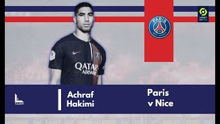 Achraf Hakimi vs Nice | 2023