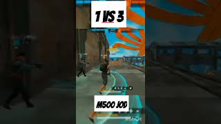 M500 1vs3 #freefire #viralshort #ffshorts