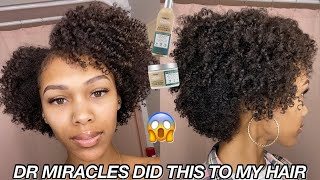 Dr Miracles Natural Hair Line Review | Didn’t They Used to Sell Relaxers 🤔