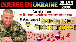 30 Jan : ARRESTATIONS MASSIVES ! LES SOLDATS RUSSES SONT BRISÉS !