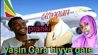 🛑pranki ajaibaa yasin finfinneeti gale jira koflan dhumne kota itidhiyadha lala