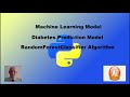 Diabetes Prediction with Random Forest Classifier in Python | Step-by-Step Machine Learning Guide
