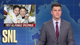 Weekend Update: First All-Female Space Walk Makes History - SNL
