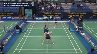 Match point - Schaffner / Stoliarenko vs Cuevas / Desmots-Chacun - WD, SF - Estonian Int. 2025