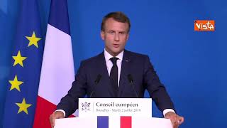 Nomine UE, Macron: \