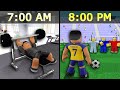 Day in the Life of Cristiano Ronaldo (Roblox Touch Football)