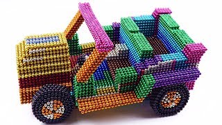 DIY - How To Make Model T-Ford Car With Magnetic Balls (Satisfying) - Amazing Magnet Balls