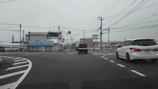 徳島 小松島市　海への道　4Ｋドライブ　Tokushima Komatsushima City Road drive to the sea