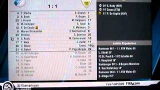 Hoffenheim vs Stuttgart (FIFA 11 Simulation)