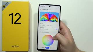 Realme 12 5G: Change Screen Color Mode - Vivid or Natural