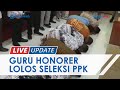 Momen Guru Honorer Sujud Syukur seusai Lolos Seleksi PPPK 2021, Beri Hadiah Pisang Pengurus PGRI