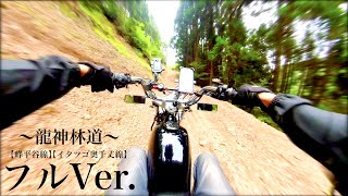 【林道爆走フルVer.】峰平谷線とイタツゴ奥千丈線【FTR223】