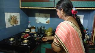 gas stove opening