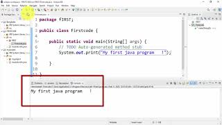 How to Create and Run Java program in Eclipse IDE | Hello World program in JAVA | Eclipse