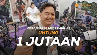 PASTI UNTUNG! Modal Special episode Ado e-bike Indonesia di China Homelife 2023