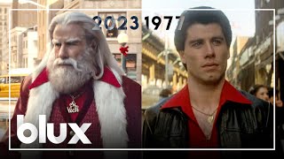 John Travolta: Capital One Ad (2023) vs Saturday Night Fever (1977) Movie - Spot the Similarities!