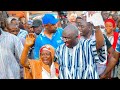 Massive Crowd: Bawumia,NPP Gurus Shake Walewale During Campaign Tour