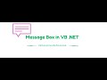 messagebox function in VB.NET .