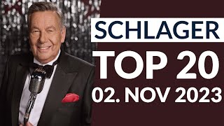 Schlager Charts Top 20 - 02. November 2023