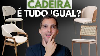 Como escolher a CADEIRA ideal para sua mesa