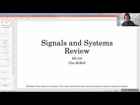 Ee416 Module1 Class1 Youtube