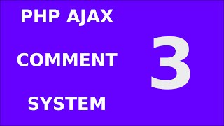 3. Php Jquery Ajax Responsive Comment Form System Tutorial