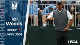 2019 U.S. Open: Every Shot of Tiger Woods' First-Round 70