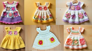 💖 Cute \u0026 Trendy Crochet Baby Frock Ideas | Handmade Dress Inspiration ✨