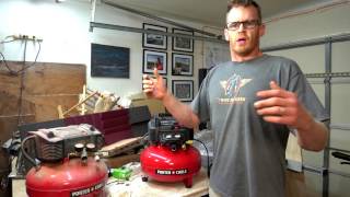 C2002 - Porter Cable Pancake Air Compressor - Unboxing