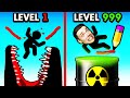 Level 1 Vs Level 999 Stickman Save