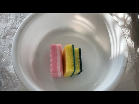 Sponge Asmr Dry Sponge Ripping Youtube