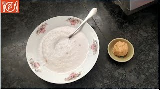 Chettinad Rice porridge with coconut milk (செட்டிநாடு தேங்காய் பால் கஞ்சி)